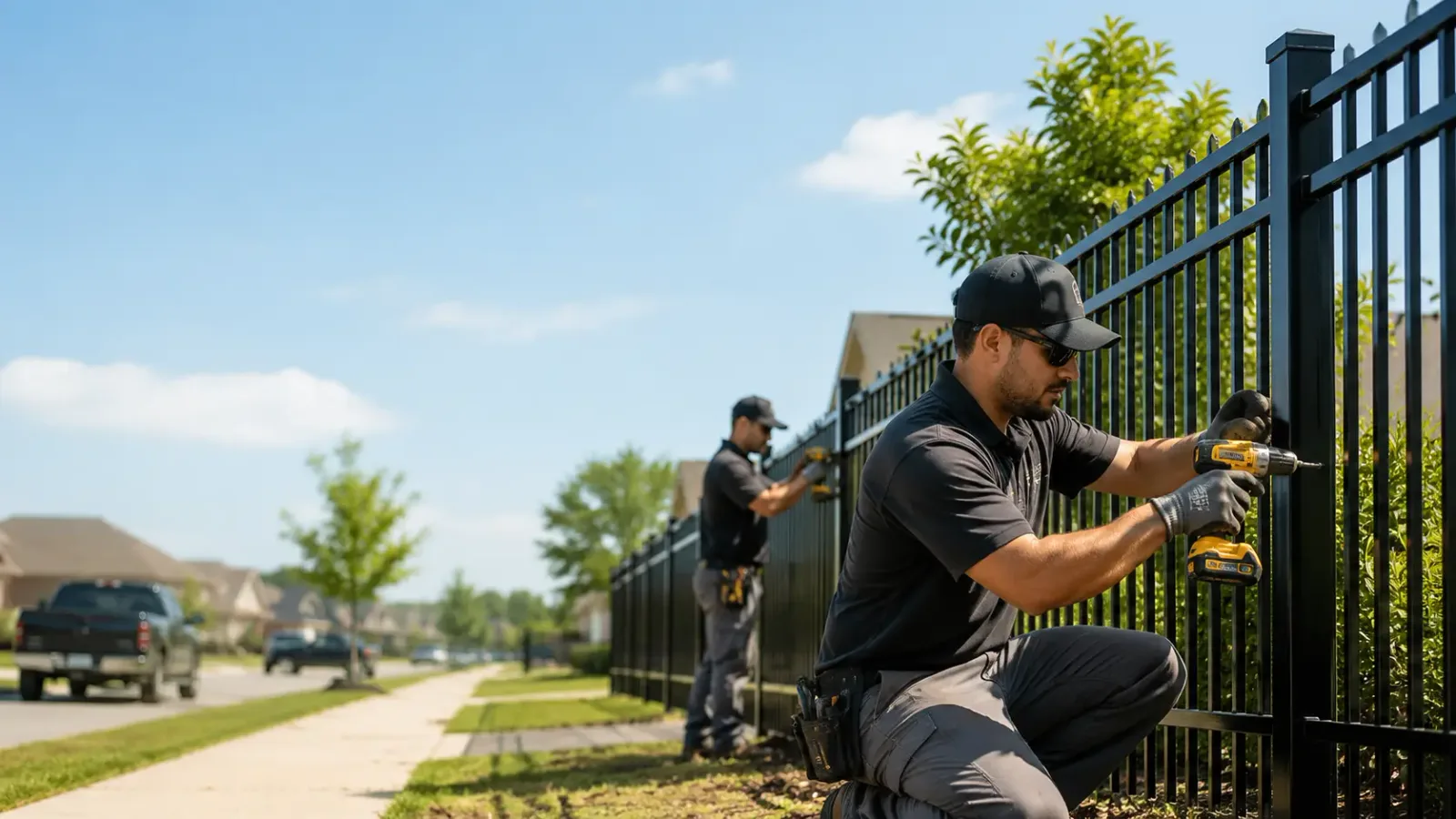 Metal Fence Installation in Hustle, VA
